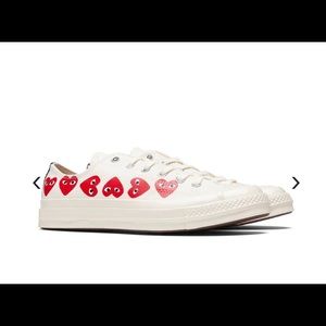 Converse X Comme Des Garçons Play All Star Chuck ‘70 ox “Multi Heart” sneakers